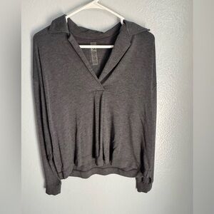 Lou & Grey Collared Signaturesoft Top Grey Size XS